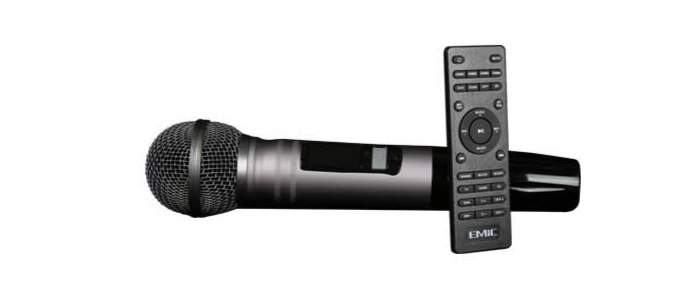Wireless microphones and remote